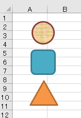 vba 図形 presettextured 2