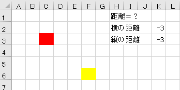 セル 直線距離4