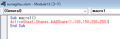 vba addshape1