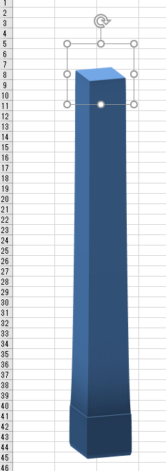 excel 面取り 3-Dオプション6