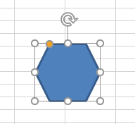 excel 図形 反射1