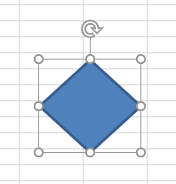 excel 図形 面取り1