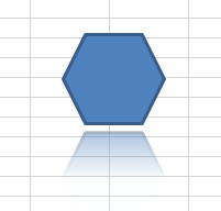 excel 図形 反射5