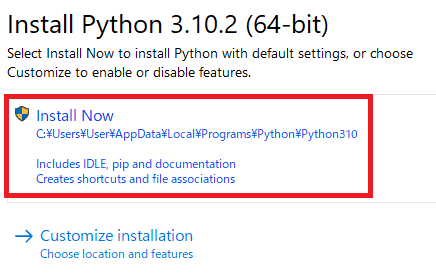 python install3
